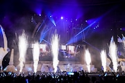 ライブイベント「シンフォギアライブ2020→2022」の様子。