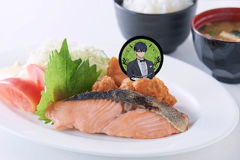 「潔 世一のBESTご飯のお供 塩鮭定食」