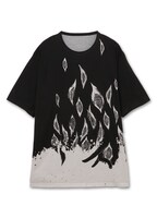 「Fox devil eyes cotton T-shirt」