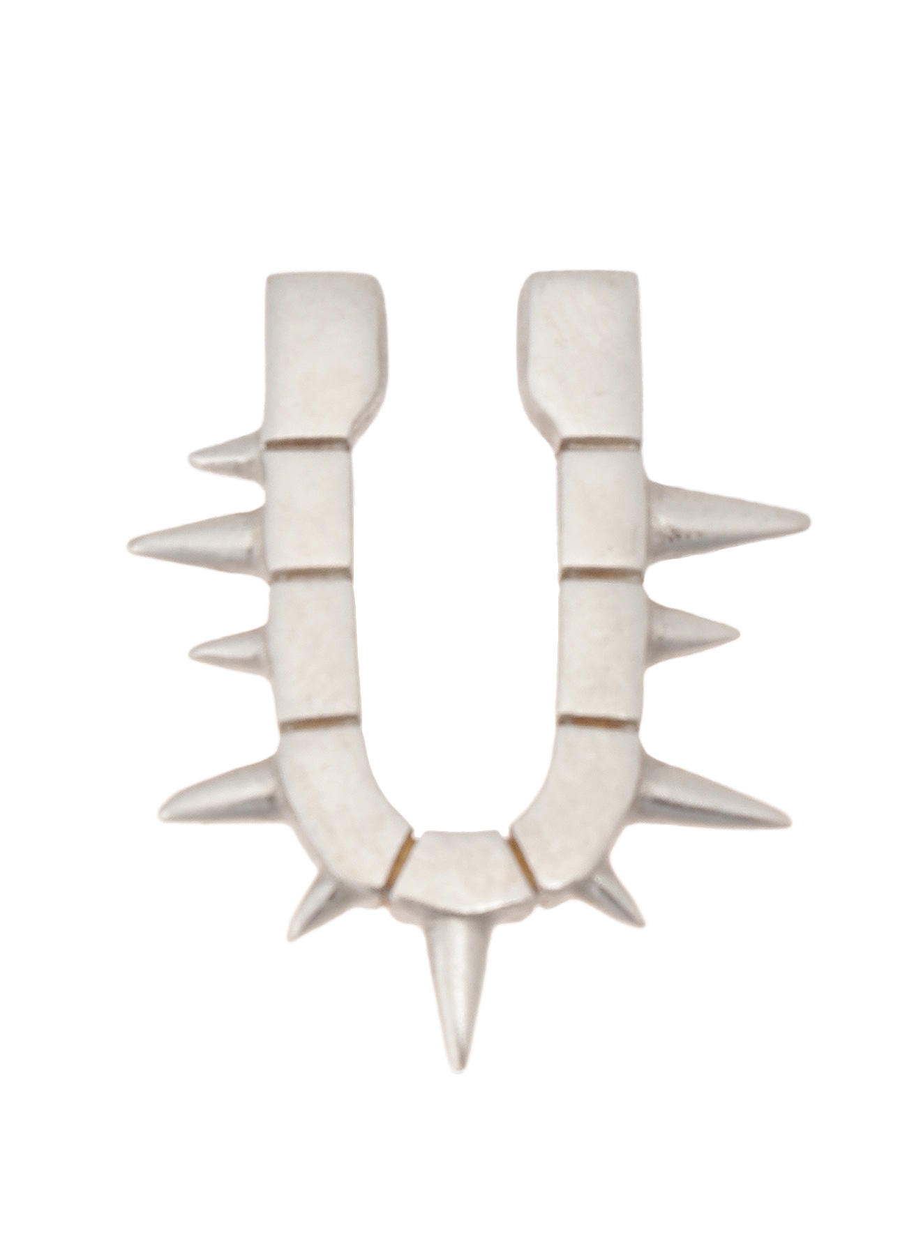 「Chainsaw blade ear cuff」