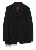 「Door opal gabardine slim jacket」