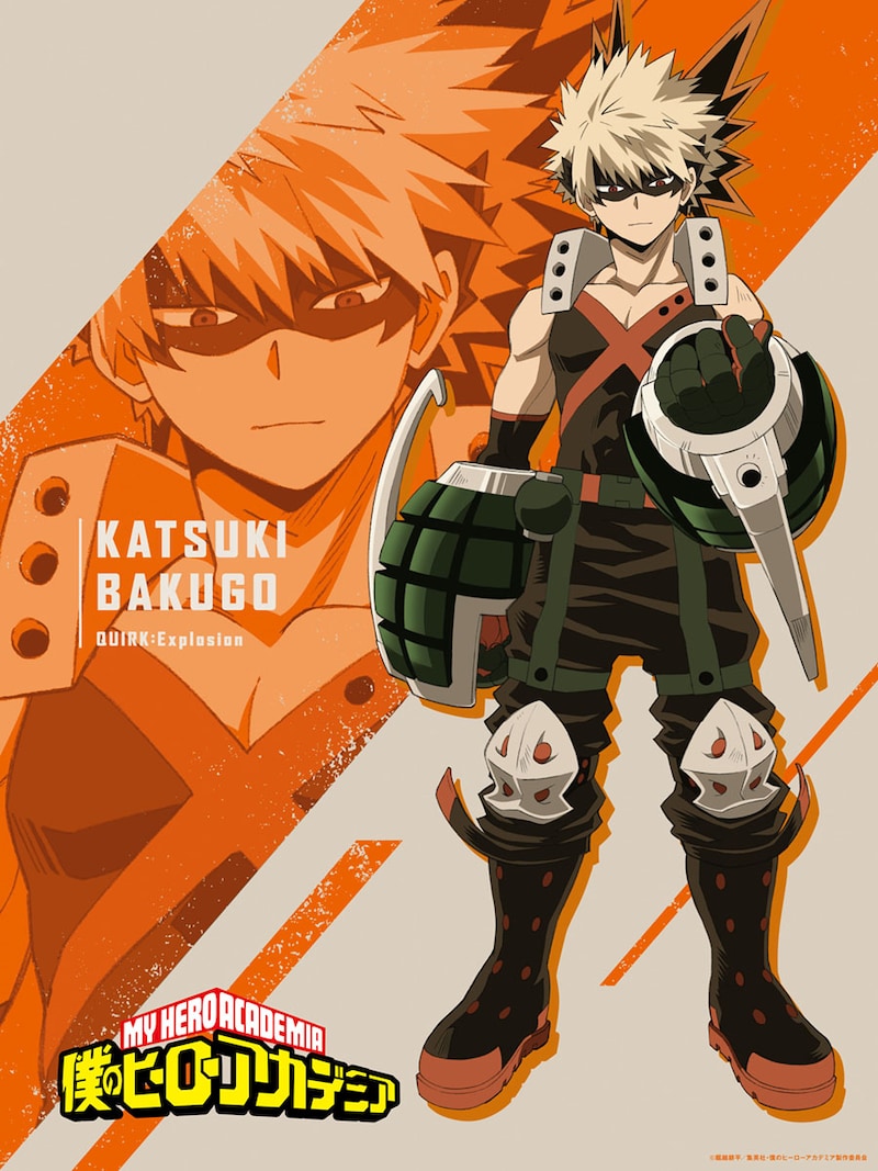 爆豪勝己のキャラクタースペシャルビジュアル。