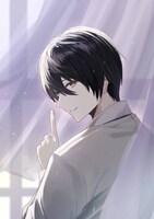 付録となる「京都寺町三条のホームズ」両面クリアファイルのイラスト。