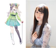 東坂ミオ役の小倉唯。