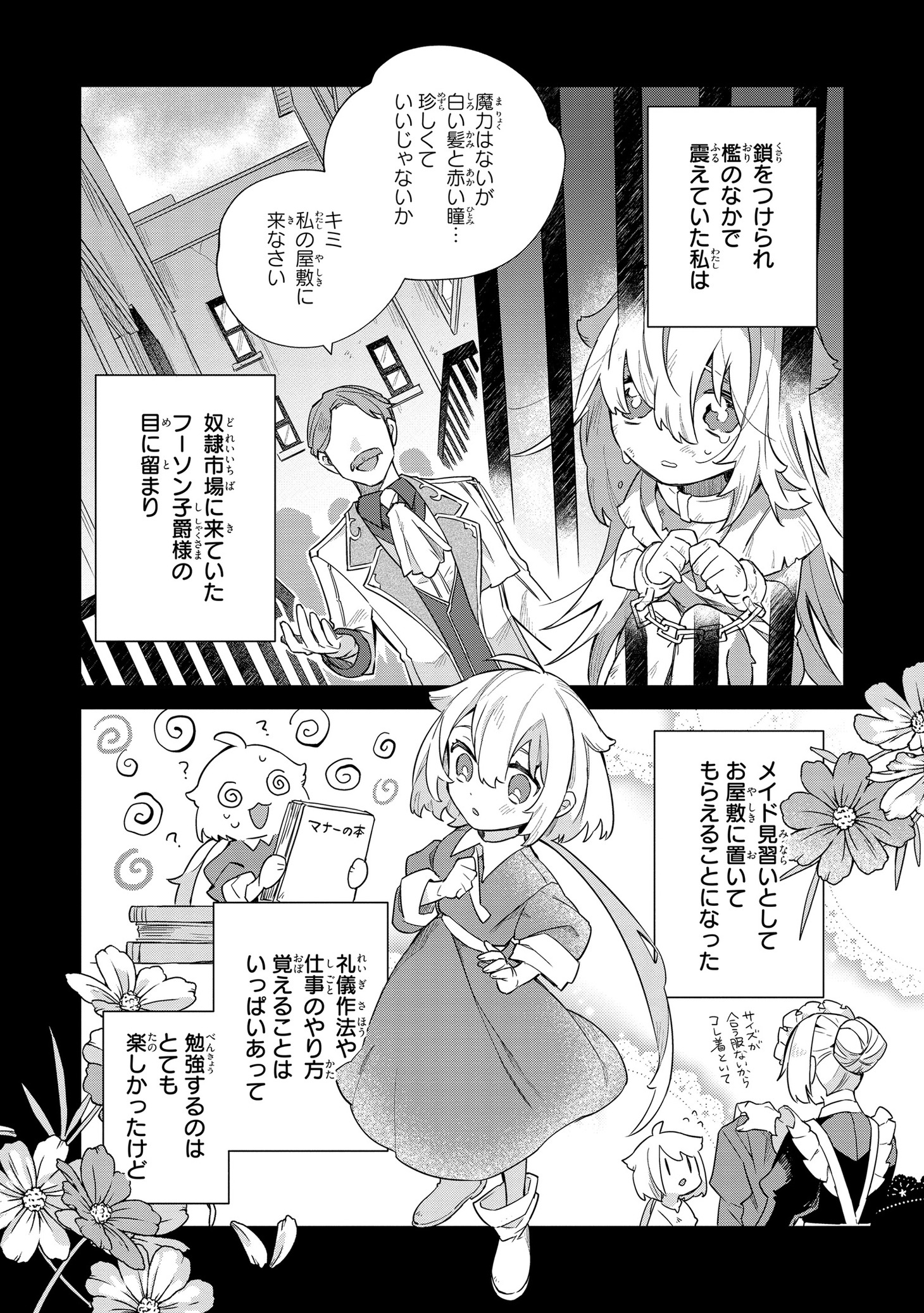 「聖猫の癒やし係～役立たずと言われましたが、もふもふ聖猫を癒やす力に目覚めました～」より。