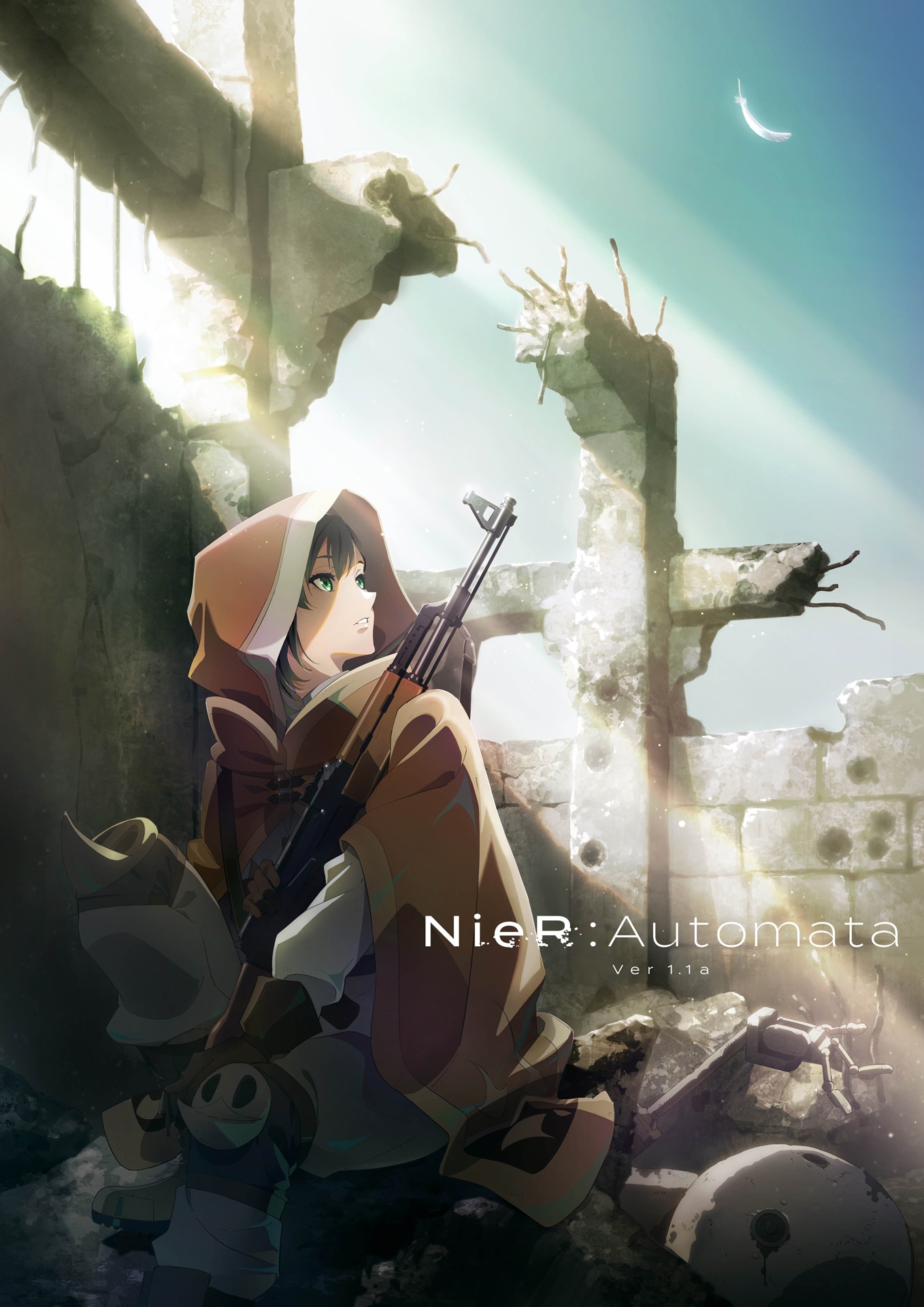 アニメ「NieR:Automata Ver1.1a」新ビジュアル (c)SQUARE ENIX／人類会議