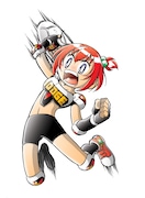 「炎の闘球女 ドッジ弾子」カット