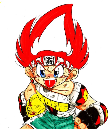 「炎の闘球児 ドッジ弾平」カット