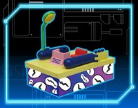 特典の1つである「タイムマシン特製台座」。