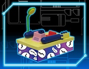 特典の1つである「タイムマシン特製台座」。