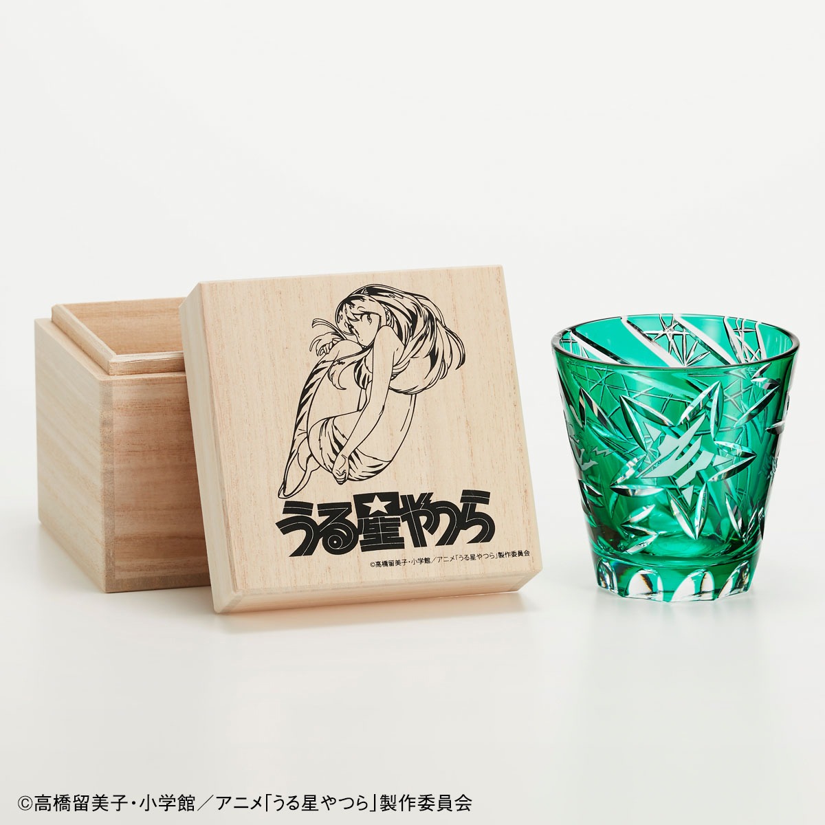 「うる星やつら 江戸切子グラス」