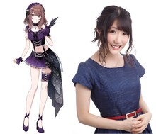 紫藤サナ役の日高里菜。