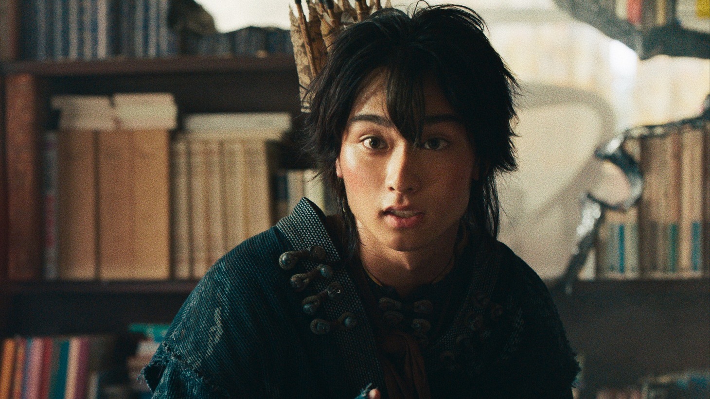 「ワンダーハッチ -空飛ぶ竜の島-」実写パートの場面写真。