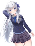 「ネトゲの嫁が人気アイドルだった ～クール系の彼女は現実でも嫁のつもりでいる～」キービジュアル