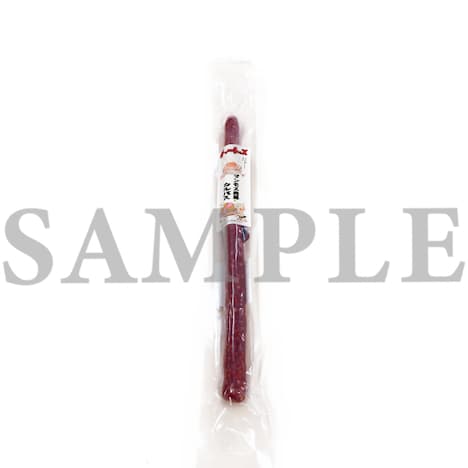 「ギャートルズ」より長さ約43cmの「マンモス肉風カルパス」。