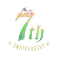 MAGCOMI7周年のロゴ。