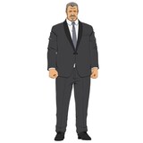 永石（CV：麦人）。ハインツから恩義を受け、三姉妹を陰から支える紳士。キャッツアイの盗みのサポートや、ハインツコレクションの管理などを行っている。(c)モンキー・パンチ 北条司/ルパン三世 VS キャッツ・アイ製作委員会