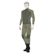 デニス・キルヒマン。裏世界を暗躍する武器商「ファーデン」の幹部。元傭兵で、目的のためなら手段を択ばない冷酷な男。ルパンやキャッツアイの前に強敵として立ちはだかる。(c)モンキー・パンチ 北条司/ルパン三世 VS キャッツ・アイ製作委員会