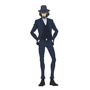 次元大介(CV:大塚明夫)。早撃ち0.3秒の天才ガンマン。その卓越したガンさばきは、ルパン三世も一目置く。窮地に陥っても常に冷静に状況を把握して、難局を打破する男。酒と煙草をこよなく愛する。(c)モンキー・パンチ 北条司/ルパン三世 VS キャッツ・アイ製作委員会