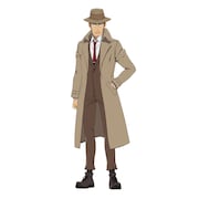 銭形警部(CV:山寺宏一)。ICPO(インターポール)のルパン三世専任捜査官であり、江戸時代の有名な岡っ引きの子孫。ルパン逮捕に執念を燃やし、ルパンの事なら誰よりも熟知している。(c)モンキー・パンチ 北条司/ルパン三世 VS キャッツ・アイ製作委員会