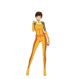 来生愛（CV：坂本千夏）。キャッツアイ三姉妹の三女。元気いっぱい、ボーイッシュな女の子。メカやITに強く、自作ギミックで盗みを成功に導く。三姉妹の中で唯一、父親との思い出がない。(c)モンキー・パンチ 北条司/ルパン三世 VS キャッツ・アイ製作委員会