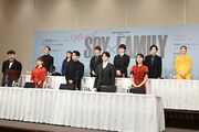 ミュージカル「SPY×FAMILY」製作発表記者会見の様子。