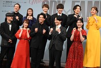 ミュージカル「SPY×FAMILY」製作発表記者会見の様子。