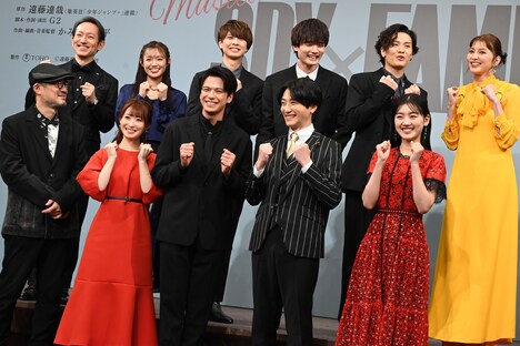 ミュージカル「SPY×FAMILY」製作発表記者会見の様子。