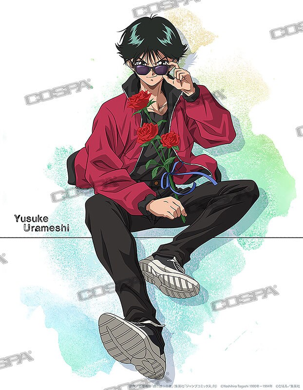 幽遊白書　浦飯幽助　等身大パネル　当選品　直筆サイン　直筆イラスト　サイン色紙 幽遊白書 浦飯幽助 等身大パネル 当選品 直筆サイン 直筆イラスト