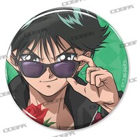 「描き下ろし 浦飯幽助 缶バッジ 花束Ver.」