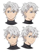 須堂（CV：大塚剛央）のキャラクター設定画。 (c)山田胡瓜（秋田書店）／AIの遺電子製作委員会2023