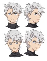 須堂（CV：大塚剛央）のキャラクター設定画。 (c)山田胡瓜（秋田書店）／AIの遺電子製作委員会2023