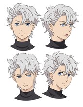 須堂（CV：大塚剛央）のキャラクター設定画。 (c)山田胡瓜（秋田書店）／AIの遺電子製作委員会2023