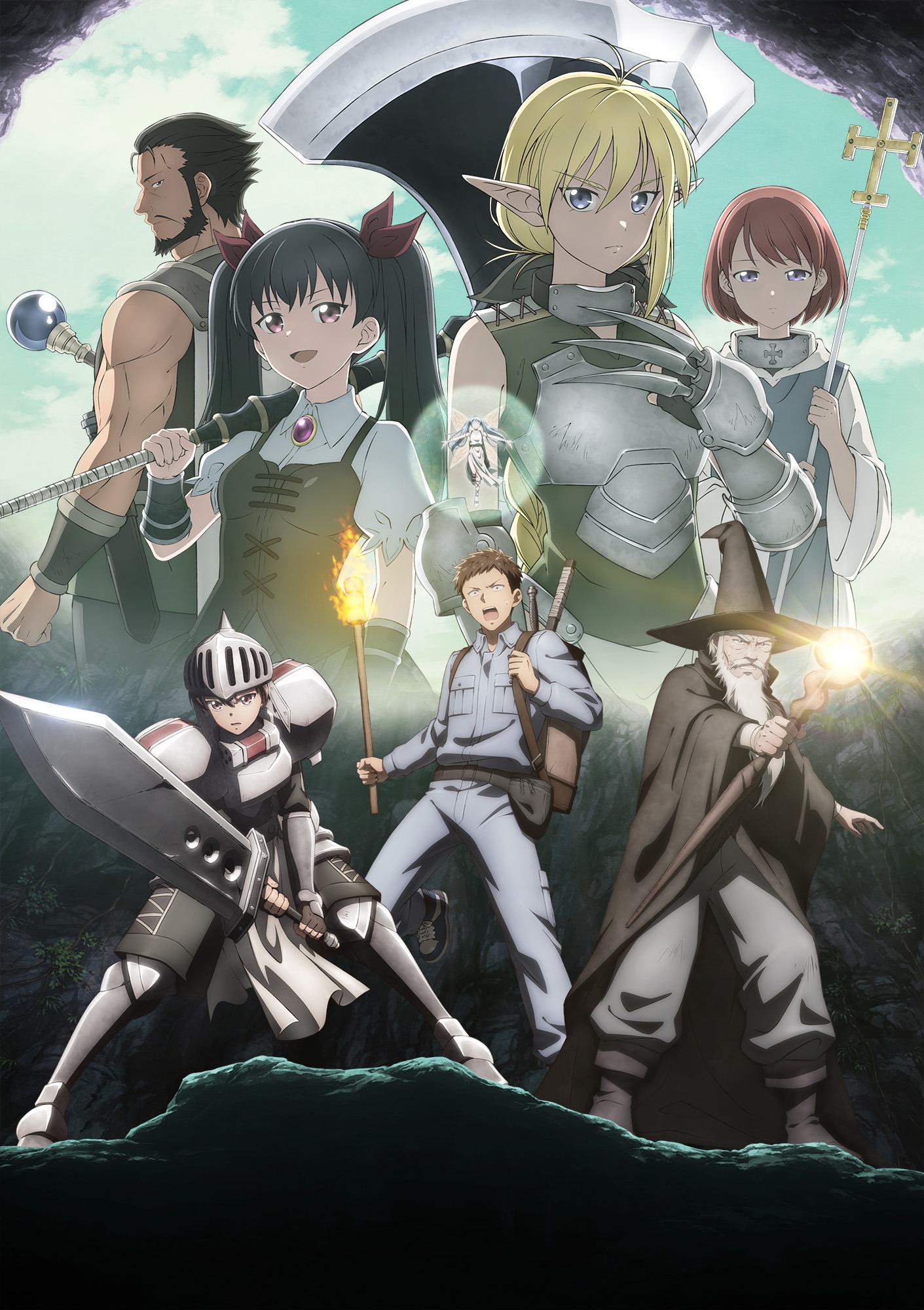 TVアニメ「便利屋斎藤さん、異世界に行く」キービジュアル第1弾 (c)一智和智・KADOKAWA 刊 /「便利屋斎藤さん、異世界に行く」製作委員会