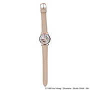 「耳をすませば 腕時計 ACCK731 アイボリー×ピンクゴールド」