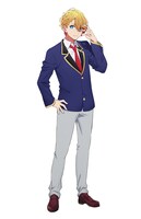 アクア（CV：大塚剛央）のキャラクタービジュアル。