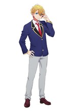 アクア（CV：大塚剛央）のキャラクタービジュアル。(c)赤坂アカ×横槍メンゴ／集英社・【推しの子】製作委員会