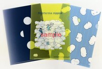 「プリンタニア・ニッポン」3巻Amazon限定版に付属するクリアファイル。