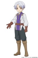 ペイストリー=ミル=モルテールン（CV：村瀬歩）
辺境の貧乏領主・モルテールン騎士爵の嫡男にして、次期領主。愛称はペイス。前世は将来を約束されていた天才菓子職人だったが、パティシエ世界大会中に起きた事故により死亡。前世の記憶も持ったまま異世界へと転生する。転生後もお菓子作りに励んでいるが、その材料集めが発端となり騒動を引き起こすことも。