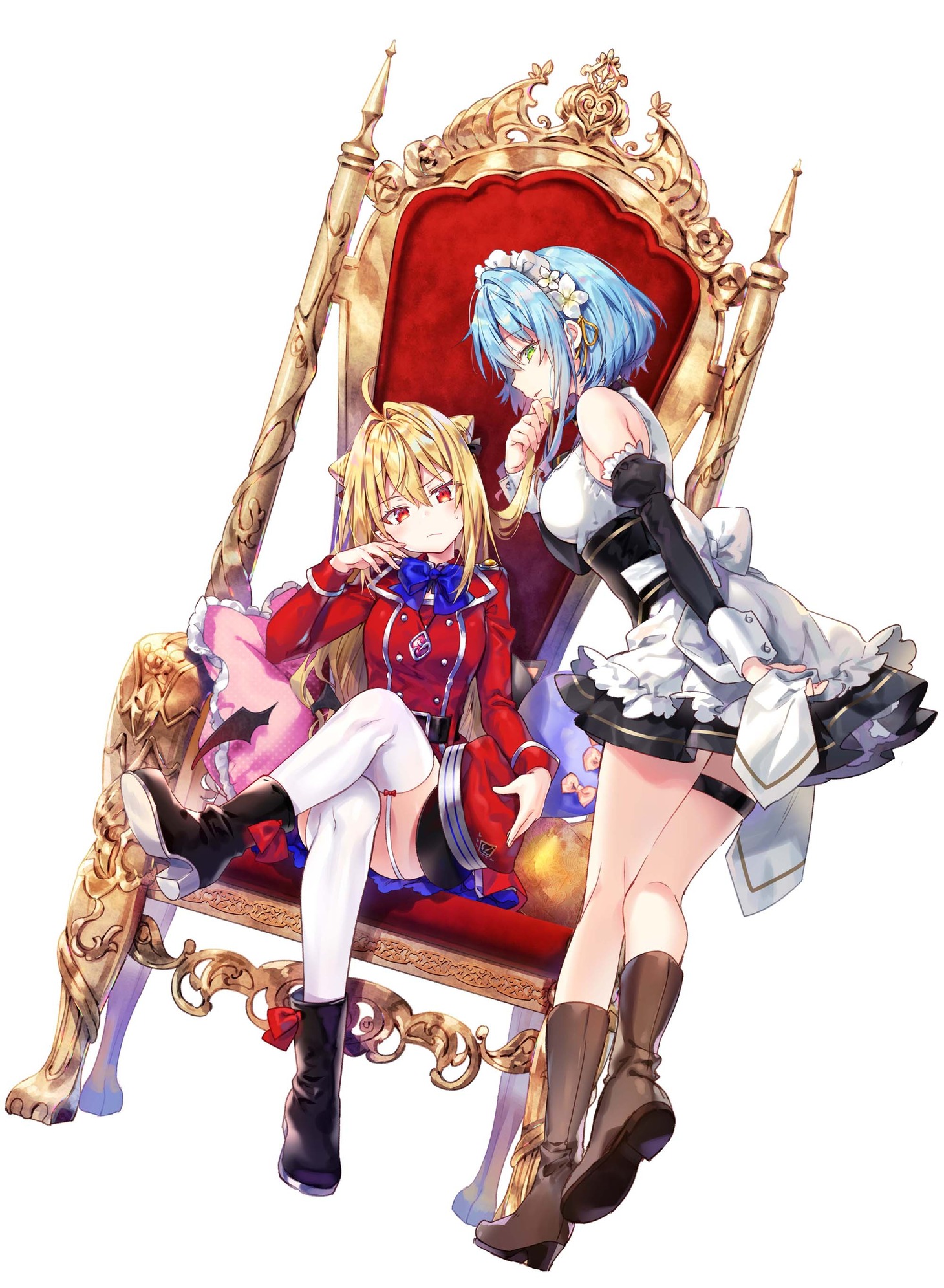 「ひきこまり吸血姫の悶々」イラスト (c)Kotei Kobayashi／SB Creative Corp．Illustration：Riichu