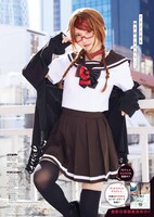 「デッドマウント・デスプレイ」とえなこのコラボグラビア。（撮影：フジシロタカノリ）