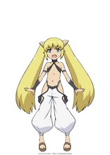 クーフーリン（CV：木野日菜）(c)新木伸・森沢晴行／集英社・英雄教室製作委員会