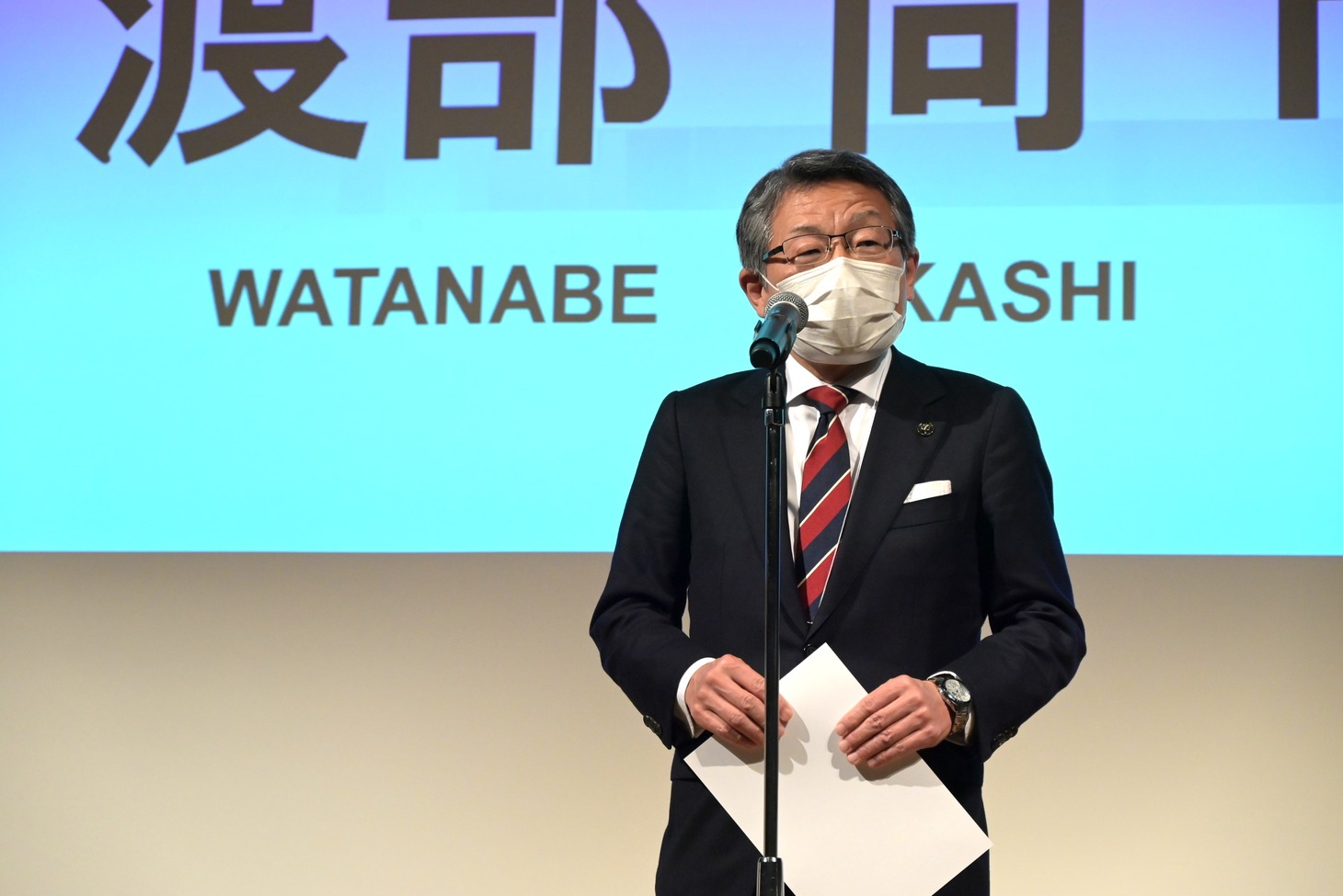 東京都東村山市の渡部尚市長。