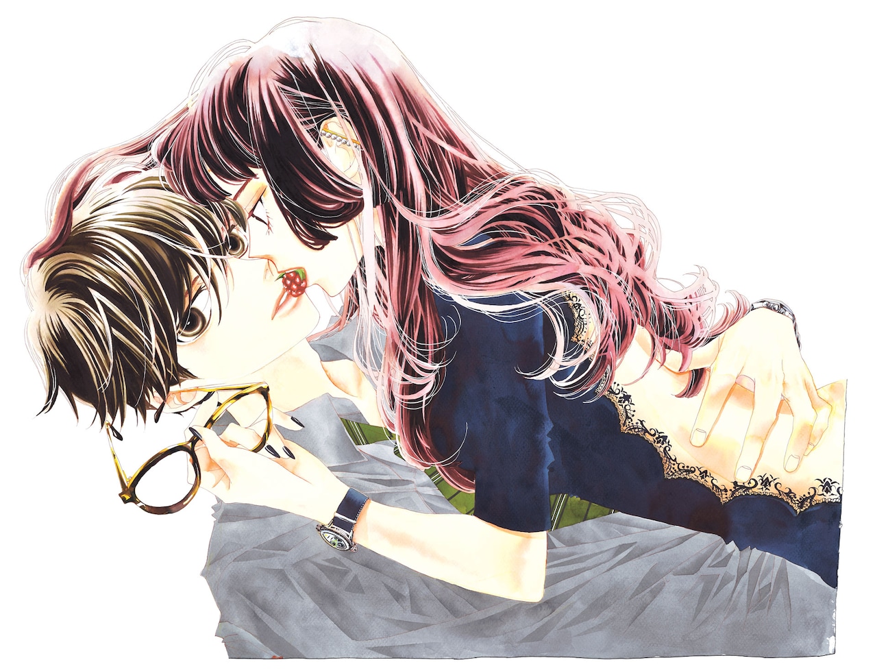 「ゴールデンラズベリー」カラーイラスト (c)持田あき／祥伝社フィールコミックス