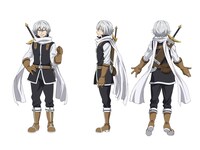 トウカ（勇者）のキャラクター設定画。