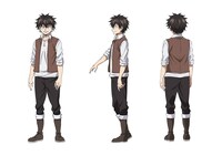 トウカのキャラクター設定画。