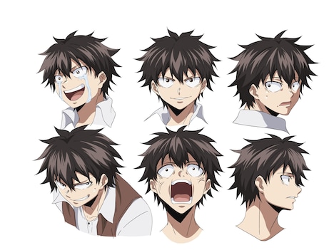 トウカのキャラクター設定画。