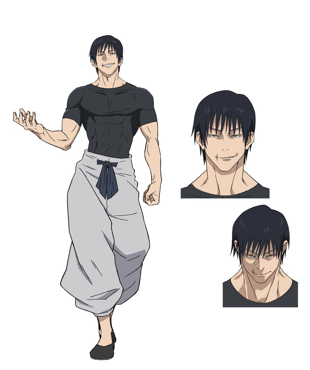 伏黒甚爾のキャラクター設定画。(c)芥見下々／集英社・呪術廻戦製作委員会