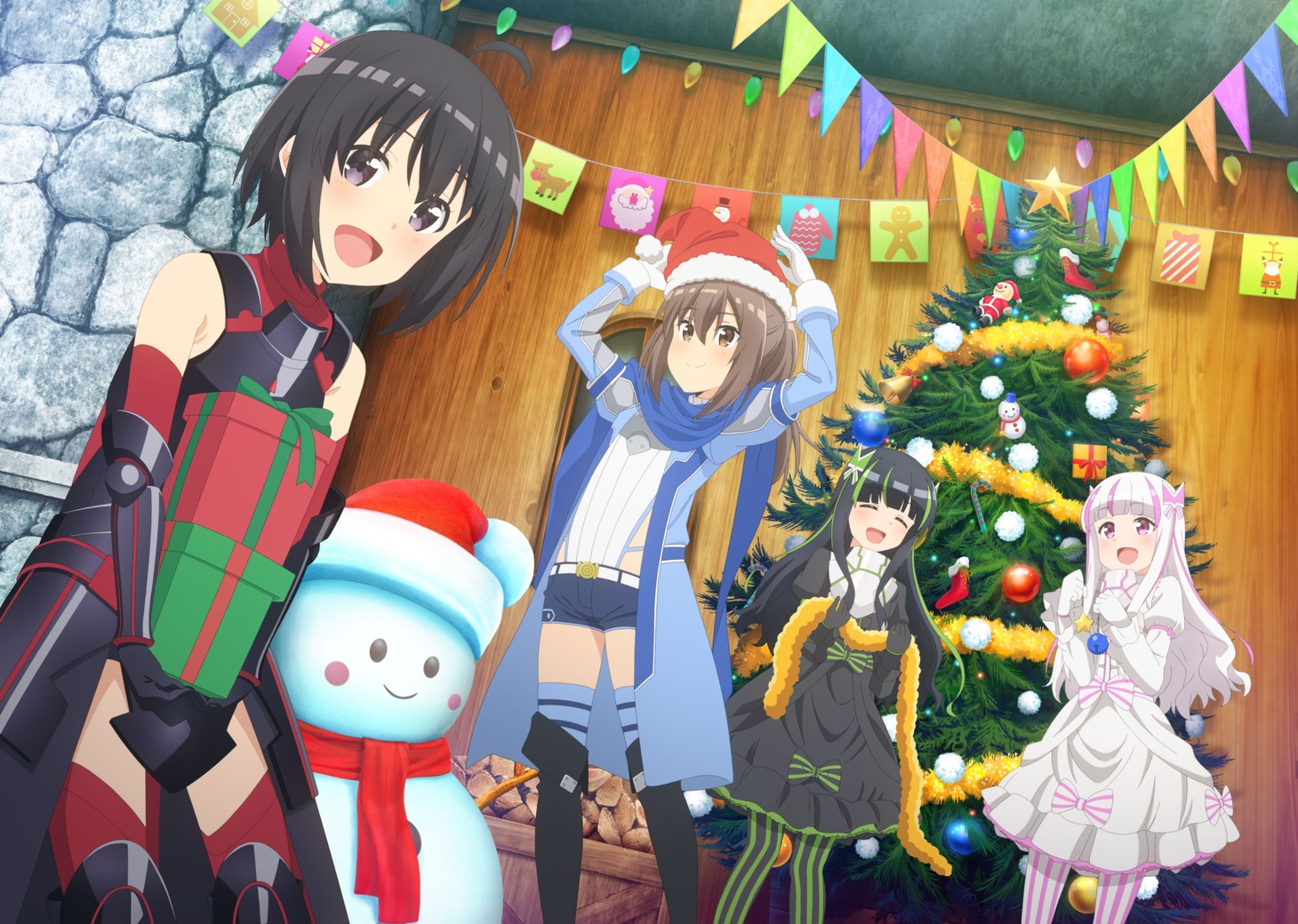 TVアニメ「痛いのは嫌なので防御力に極振りしたいと思います。2」クリスマスビジュアル