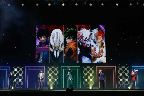 「僕のヒーローアカデミア」のステージの様子。(c) SHUEISHA Inc. All rights reserved.